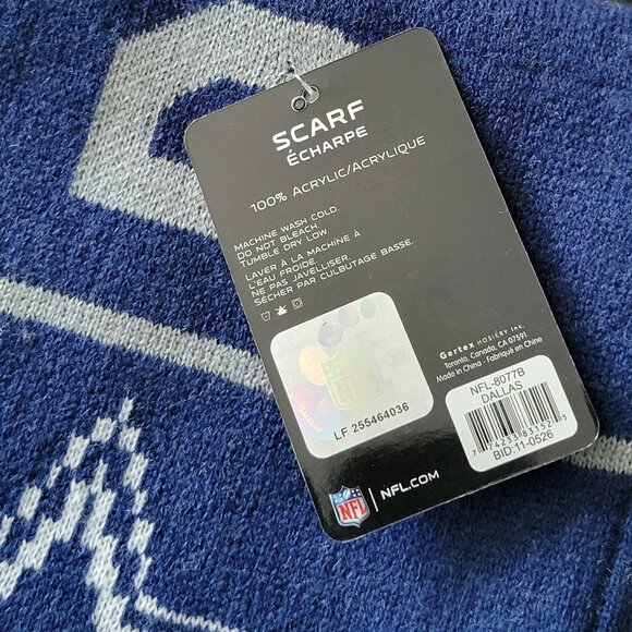 New NFL Dallas Cowboys Scarf Brand New NWT - Picture 2 of 4